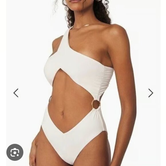 WeWoreWhat Asymmetric One-Piece - NWOT - Picture 3 of 9